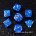 Moonstone 10mm Mini DND Dice مجموعة لأزواج MTG RPG ولعب دور الدورون ، ألوان متنوعة